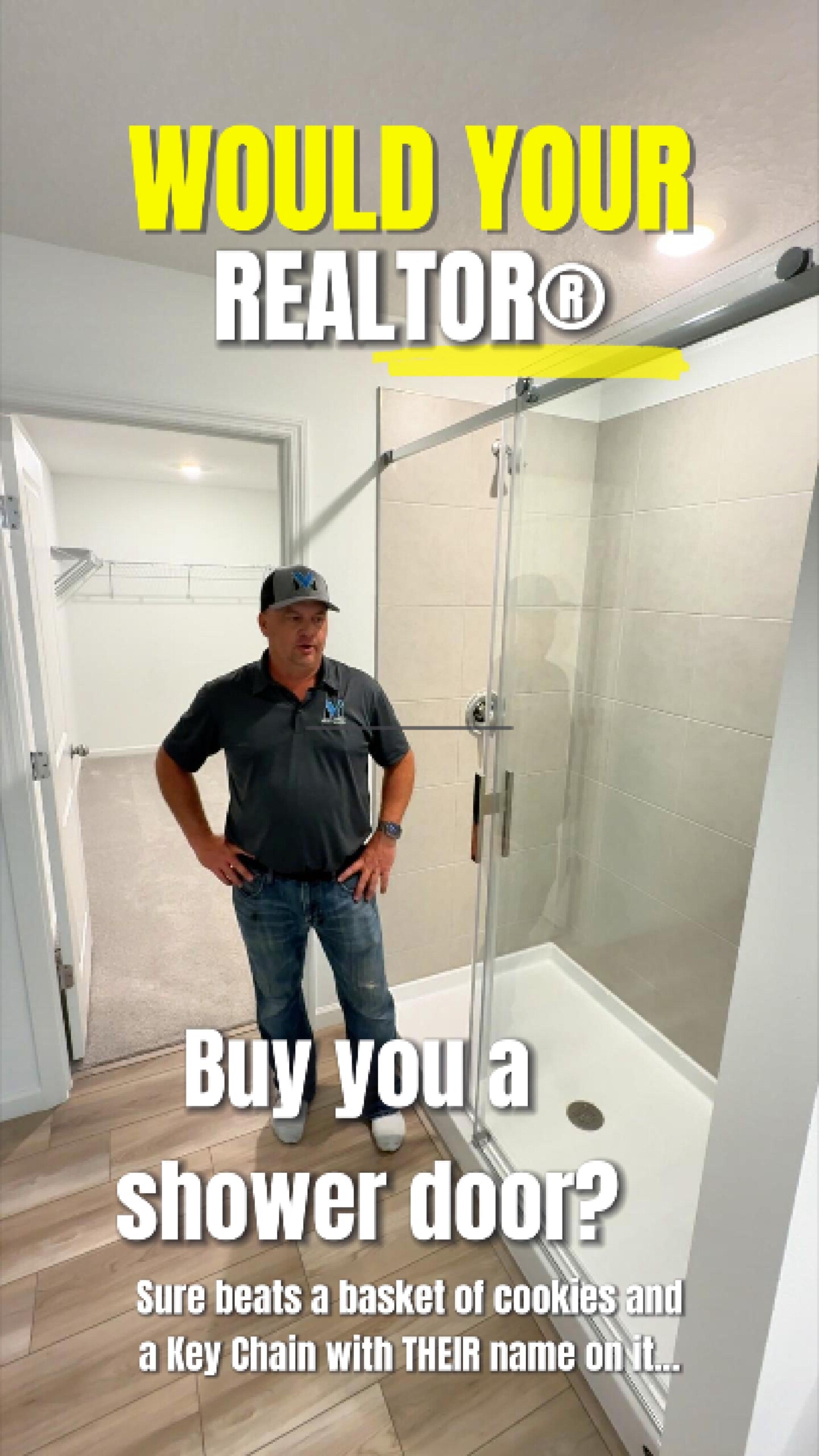 FREE SHOWER DOOR INSTALLATION! With New Construction Home Purchase From Me until the end of the year.