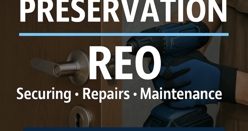 The Importance of Property Preservation in Todays REO Real Estate Market