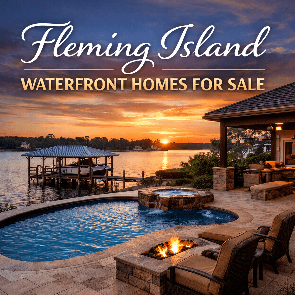Photo of Pool Home Fleming Island Waterfront Homes for Sale