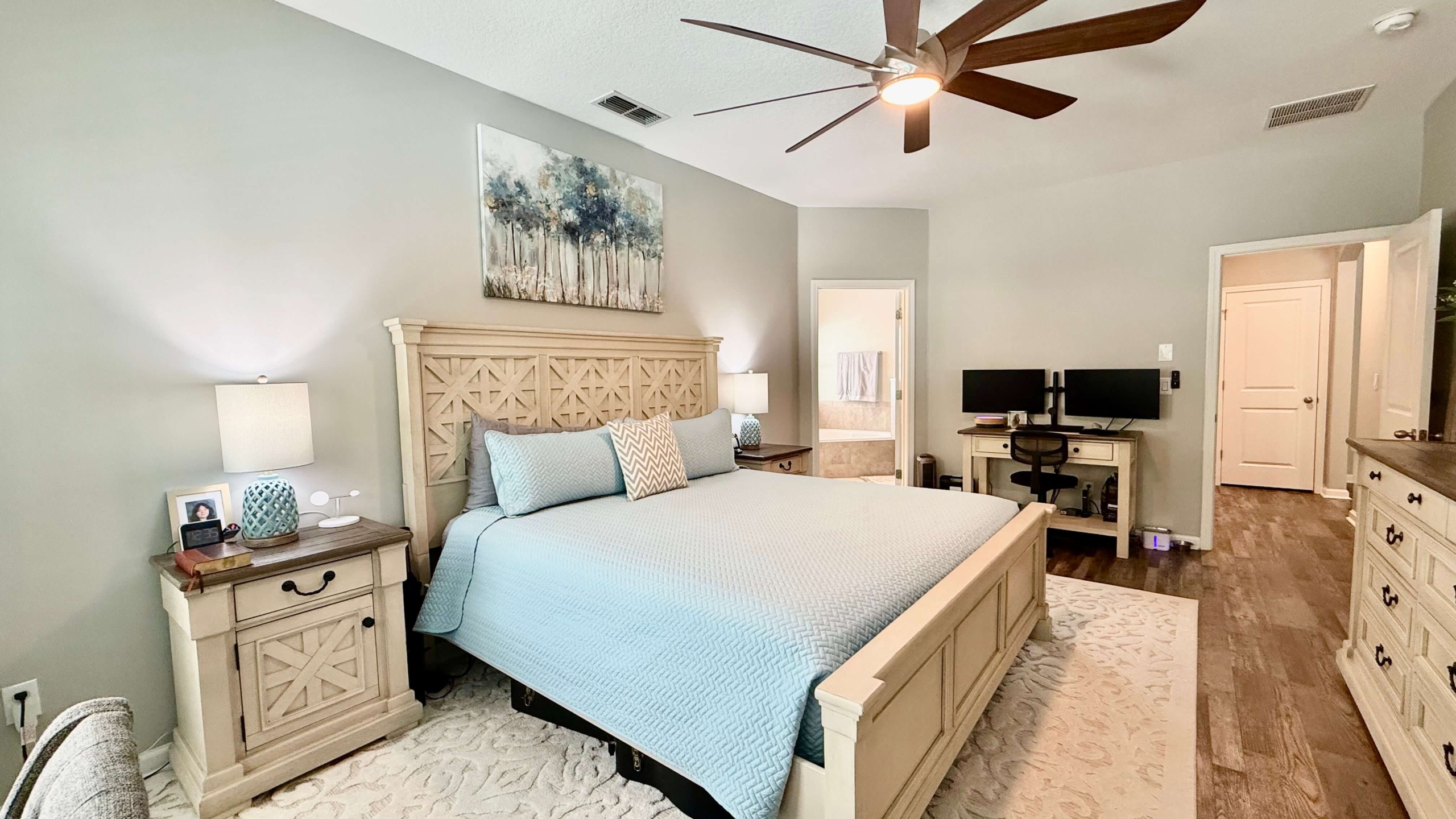 Photo of Large Primary Bedroom in a Home for Sale in Yulee Fl